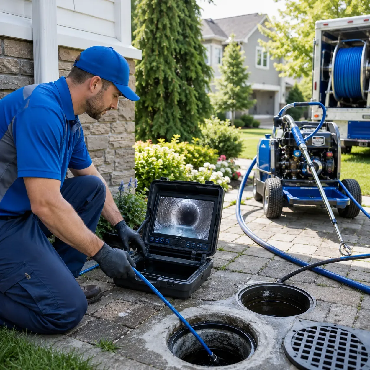 Outdoor drain cleaning professionals serving Marthasville, MO