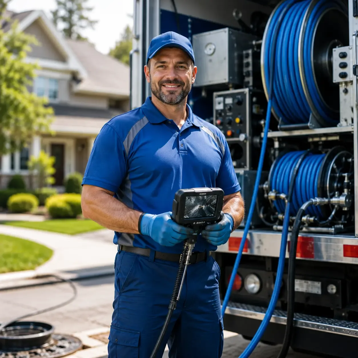 Local outdoor drain cleaning specialists in Marthasville, MO